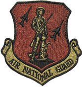 Air National Guard Spice Brown OCP Scorpion Shoulder Patch With Velcro